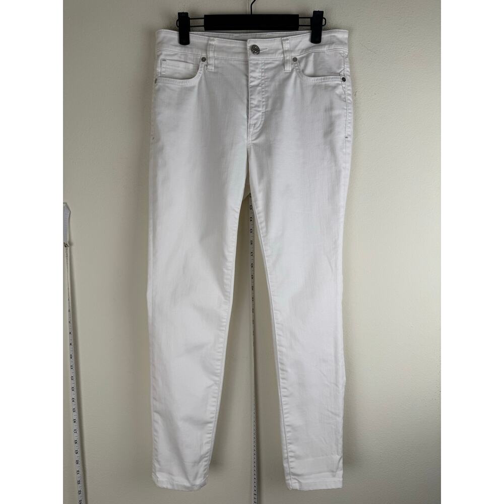 Tommy Bahama Ella Twill High Rise Ankle Jeans White Size 4 - Picture 6 of 16